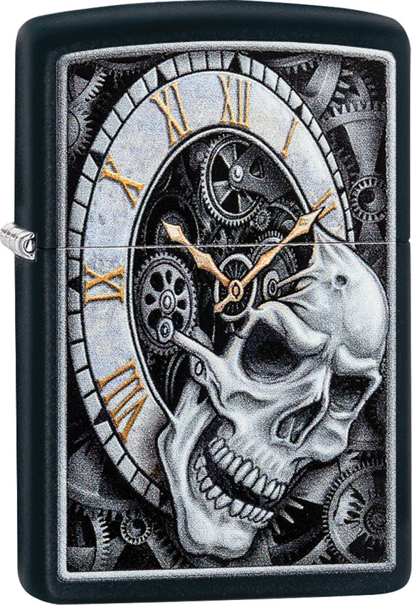 Skull Clock Design Lighter