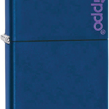 Zippo Logo Navy Matte