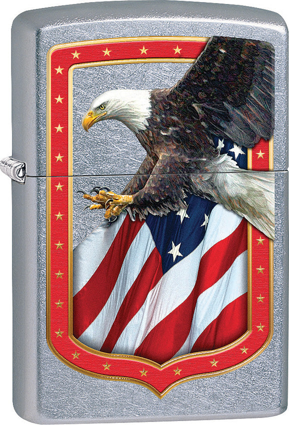 Eagle and Flag Border Lighter