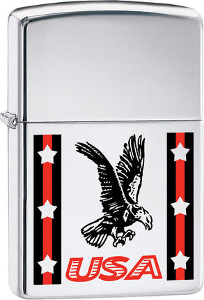 USA Ribbon/Eagle Lighter