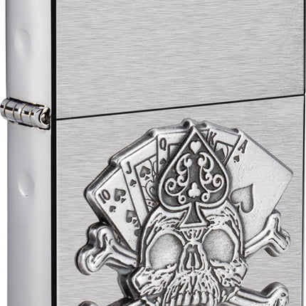 Card Skull Emblem Lighter