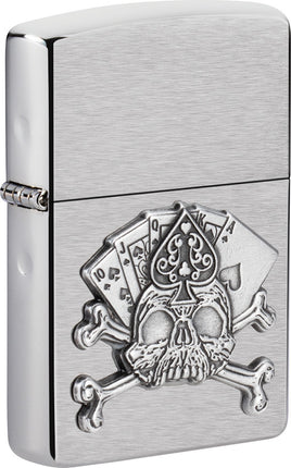 Card Skull Emblem Lighter