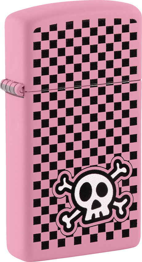 Checkered Skull Lighter