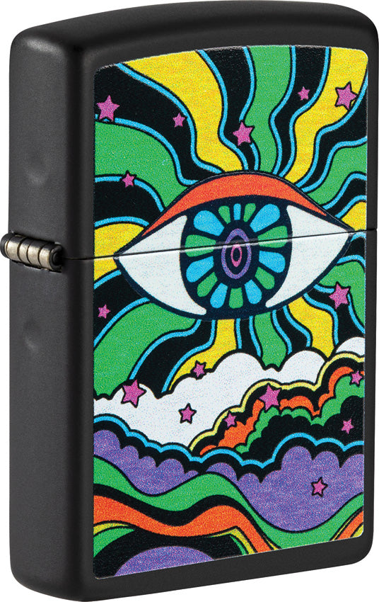 Black Light Eye Design Lighter