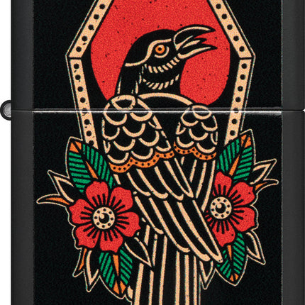 Crow Tattoo Design Lighter