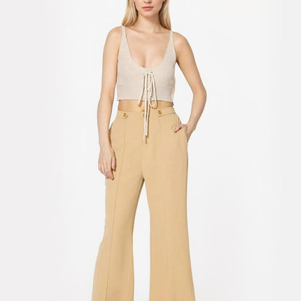 Wide Leg Pants with Pockets