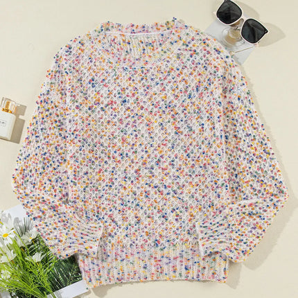 Round Neck Long Sleeve Sweater