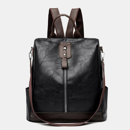 PU Leather Backpack Bag