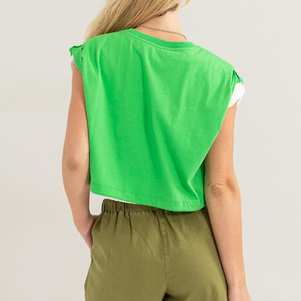 HYFVE Drawstring Hem Crop Top