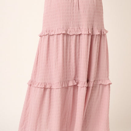 Mittoshop Drawstring High Waist Frill Skirt
