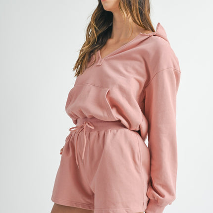 MABLE French Terry Hooded Romper