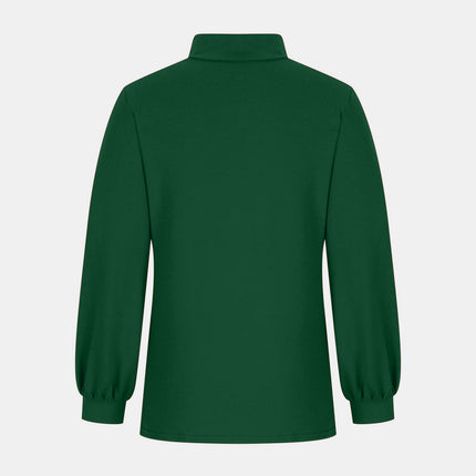 Full Size Mock Neck Long Sleeve T-Shirt