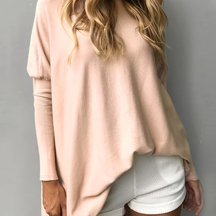 Round Neck Long Sleeve Top