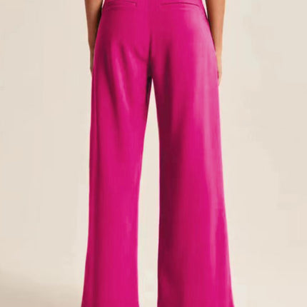 High Waist Wide Leg Pants