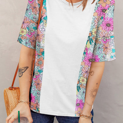 Printed Round Neck Half Sleeve T-Shirt