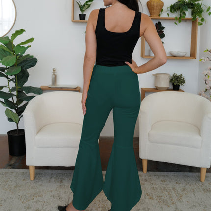 High-Low Bootcut Pants