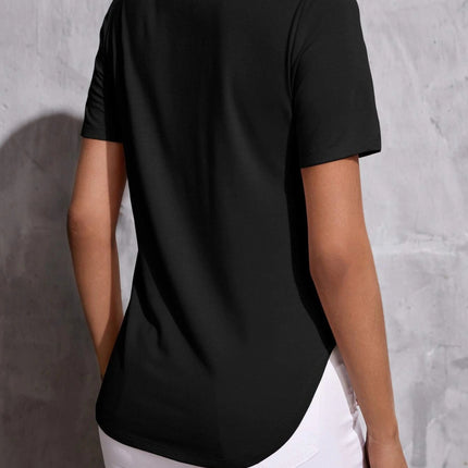 Round Neck Short Sleeve T-Shirt