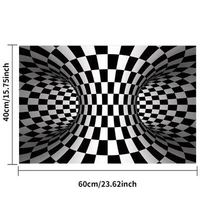 1pc, 3D Illusion Carpet Door Floor Mat