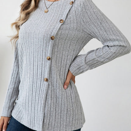 Round Neck Long Sleeve T-Shirt