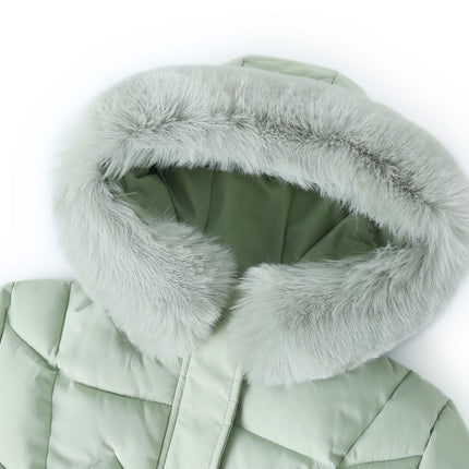 Thickened Large Wool Collar Cotton Jacket