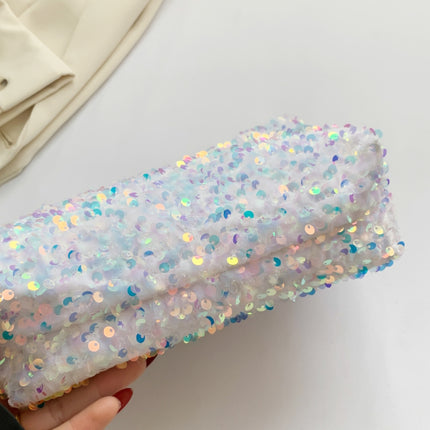 Sequin Clutch with Zipper