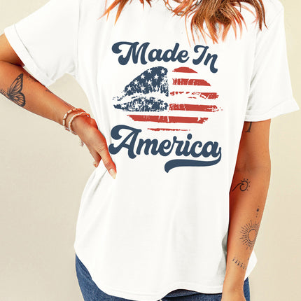 Graphic Round Neck Short Sleeve T-Shirt - Vickie Lynn's