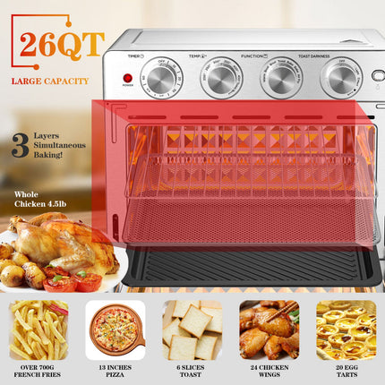 Geek Chef Air Fryer 26QT 26L Air Fryer - Fry Oil-Free!