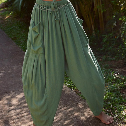 Full Size Wide Leg Pants with Pockets