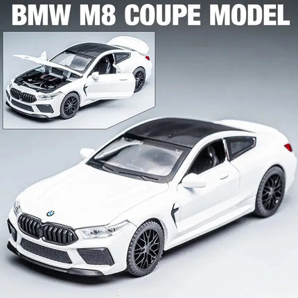 1:32 BMW M8 IM Supercar Alloy Diecasts & Toy Vehicles Metal Toy Car Model Sound and light Collection Kids Toy - Vickie Lynn's