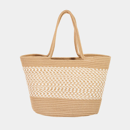 Fame Braid Pattern Beach Tote Bag