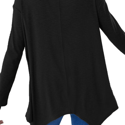 Full Size V-Neck Long Sleeve T-Shirt