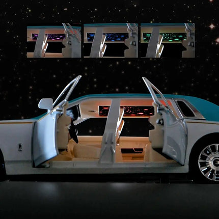 1:24 Rolls Royce Phantom Mansory Alloy Car Diecasts & Toy Vehicles Car Model Sound and light Pull back Car Toys For Kids Gifts