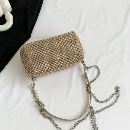 Openwork Crossbody Bag with Removable Strap