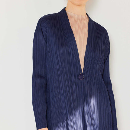 Marina West Swim Pleated Long Sleeve Cardigan