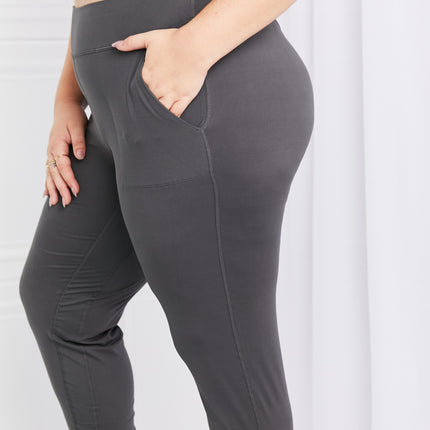 Leggings Depot Full Size Pocketed High Waist Pants