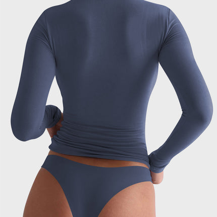 Turtleneck Long Sleeve T-Shirt