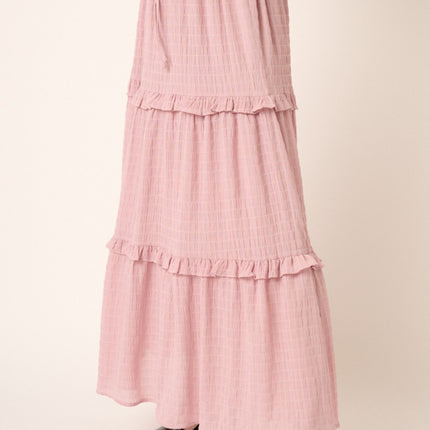 Mittoshop Drawstring High Waist Frill Skirt