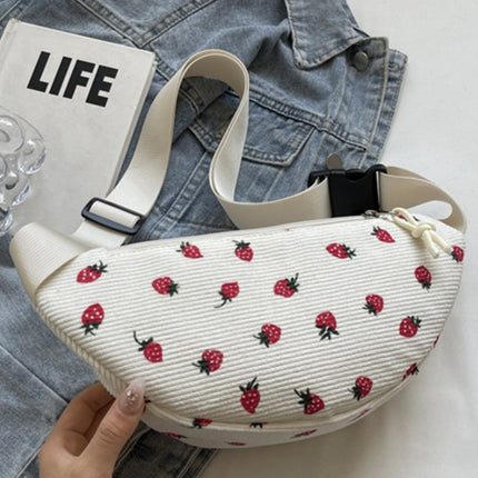 Printed Adjustable Strap Sling Bag