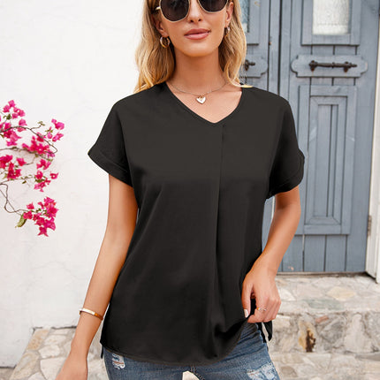 V-Neck Short Sleeve T-Shirt