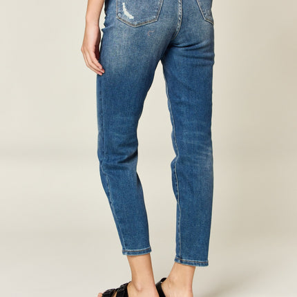 Judy Blue Full Size Tummy Control High Waist Slim Jeans