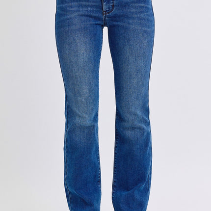 Judy Blue Full Size Mid-Rise Bootcut Jeans with Pockets