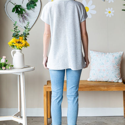 Heimish Full Size Pocketed Round Neck Short Sleeve T-Shirt