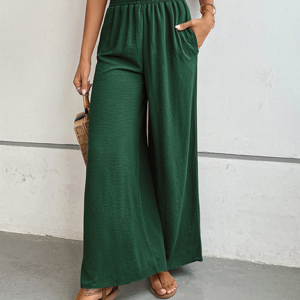 Perfee Wide Leg Pants with Pockets