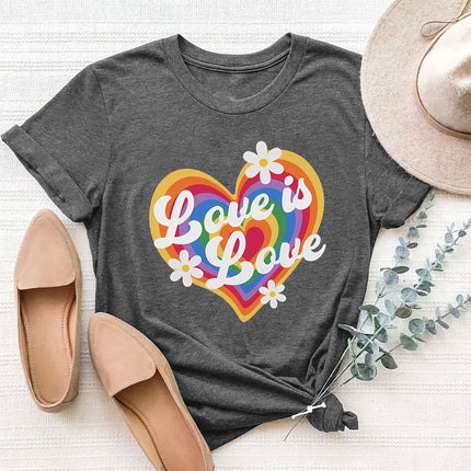 Graphic Round Neck Short Sleeve T-Shirt