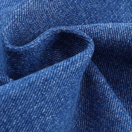 Collared Neck Button Up Denim Jacket