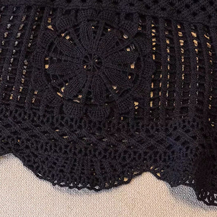 Openwork Scoop Neck Tank