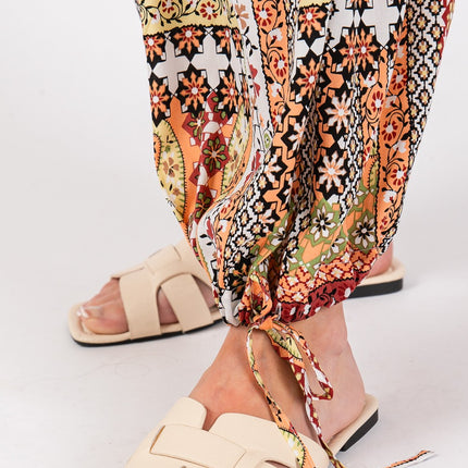 SAGE + FIG High-Rise Balloon Bohemian Print Pants