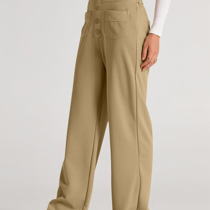 High Waist Wide Leg Pants