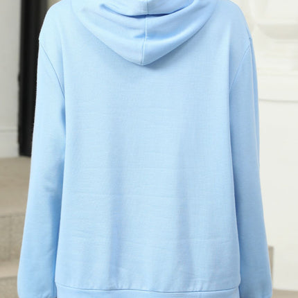 Pocketed Long Sleeve Hoodie