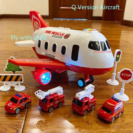 Large Early Education Aircraft Toys Passenger Plane Aircraft Toy DIY Car Toy Aircraft Kids Airplane Toy for Children's Day Gift